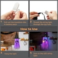 thumbnail image 6 of LEEYNEER 6PCS Halloween Hats  Colorful Luminous Witch Hats  Halloween Outdoor Decoration, 6 of 7
