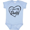 thumbnail image 3 of Inktastic I Love My Daddy in Black Chalk Heart Boys or Girls Baby Bodysuit, 3 of 5