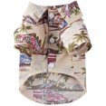 thumbnail image 2 of ATTOE Summer Pet Daisy Hawaiian Beach Plaid Print Shirts Clothes for Dog, 2 of 7