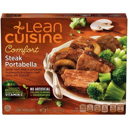 Lean Cuisine Cafe Classics Steak Tips Portabello Meal 7.5, Pack of