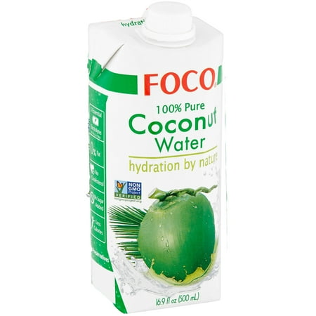 Foco 100% Pure Coconut Water, 16.9 Fl Oz, 1 Count
