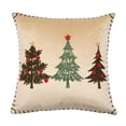 thumbnail image 2 of Funda de almohada navideña LOOPUINHOM, 46 x 46 cm, bordada en oro, 2 of 4