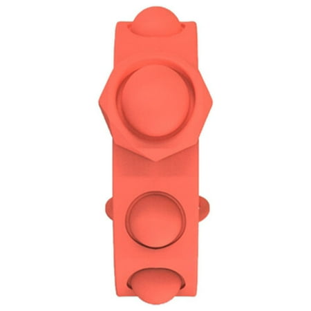 Multitrust Stress Relief Dimple Wristband, Finger Press Bubble Toy Bracelet
