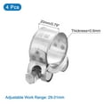 thumbnail image 2 of Uxcell T-Bolt Hose Clamp 4Pack 29-31mm 201 Stainless Steel Intake Intercooler Clamps, 2 of 4