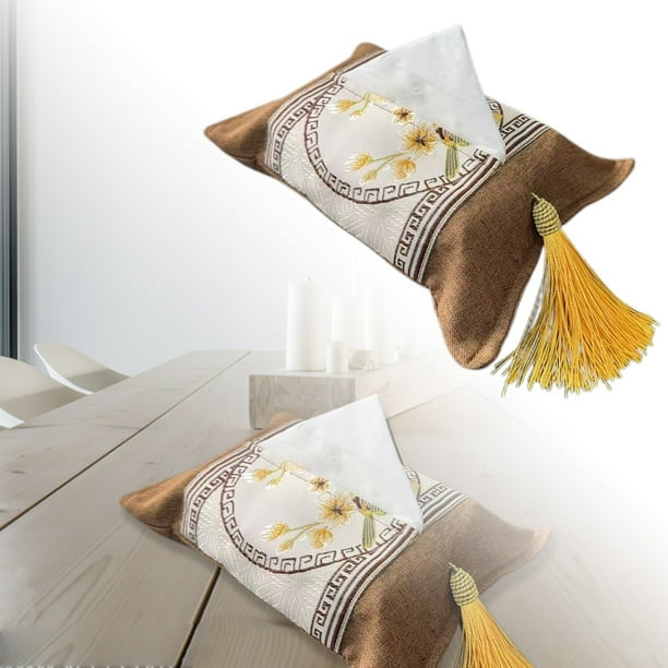 Pañuelos de tela portátiles para guardar en casa Diseño elegante para uso doméstico Organiza tus pañuelos con elegancia