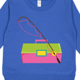 thumbnail image 3 of Inktastic Fishing Tackle Girls Toddler Sweatshirt, 3 of 4