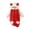 Red, variant on PureCasa Toddler Kids Girls Jumpsuit Fall Winter Clothes Fleece Romper Jumpsuit Bear Ears Hooded Zipper Hoodies One Piece Warm Suit
