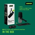 thumbnail image 4 of Micrófono Shure MV7i Smart USB-C y XLR para podcast negro, 4 of 9
