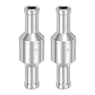3 Pack 8mm (5/16) One-Way Non-Return Fuel Line Check Valve – For Petrol, Diesel, Water – Universal