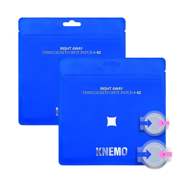 Pimple Patch KNEMO Thincognito - Hidrocoloide absorbente (42 unidades)