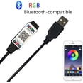 thumbnail image 2 of TOPXCDZ Mini RGB Bluetooth Controller USB 5V Music Bluetooth LED Controller Light Strip Controller for RGB LED Strip, 2 of 4
