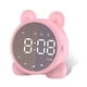 thumbnail image 1 of Indoor LED Screen Screen Screen Reloj Oficina Multifuncional Recargable Bluetooth-Compatible Música Reproductor de Música Brillo Ajustable Rosa Guardurnaity HA010351-02B, 1 of 6