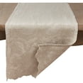 thumbnail image 3 of Fennco Styles Matilda Collection Classic Embroidered Stonewashed Pure Linen 16 x 72 Inch Table Runner â€“ Natural Table Runner for Banquets, Wedding, Special Events and Home D?cor, 3 of 5