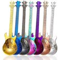 thumbnail image 1 of 7 Pcs de Cuillères à Café Guitare en Acier Inoxydable Coloré, 1 of 1