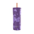 thumbnail image 1 of Contigo x Ally Love Streeterville Vaso de acero inoxidable con pajita, tapa fácil de limpiar, a prueba de fugas, sin BPA, 24 oz, violeta, 1 of 7