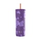 thumbnail image 1 of Contigo x Ally Love Streeterville Vaso de acero inoxidable con pajita, tapa fácil de limpiar, a prueba de fugas, sin BPA, 24 oz, violeta, 1 of 7