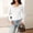 White, variant on Stichou Womens Lace Tops Long Sleeve Eyelet Shirts Casual Cozy V Neck Slim Fit Blouses 2026 Fashion Outfit Dark Gray L