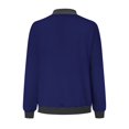 thumbnail image 4 of JUNWELL Sweat-Shirts pour Femmes Zippés devant Manteau à Fermeture Éclair de Poche Imprimé de Mode Décontractée pour Femmes, 4 of 5