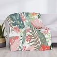 thumbnail image 6 of YFYANG Lightweight Warm Flannel Blanket, Colorful Vintage Floral Graffiti Throw Blanket for Bed, Sofa, Travel, Camping, 60"x50", 6 of 7
