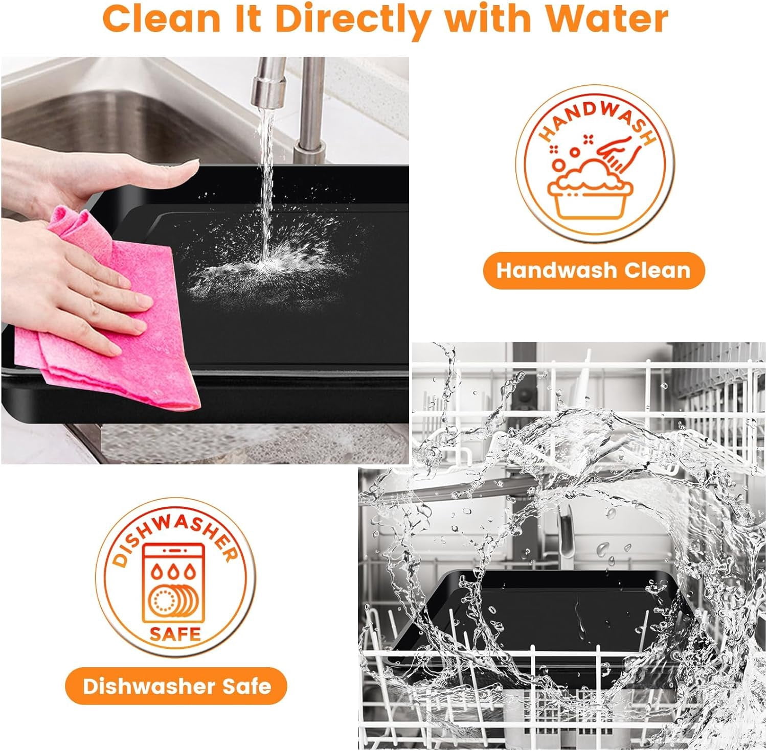 Air Fryer Grill Pan for Ninja Foodi DT251 DT201 DT200 Digital Countertop Oven, 13.6 * 11.6'' Air Fryer Grill Plate Crisper Plate Rack Accessories Replacement Parts Tray,Dishwasher Safe