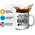 thumbnail image 4 of Music Lover Mug White 11oz - May Be Old But - Music Lovers Drummer Drum Player Musician Band Lover Music Piano Keys Piano Keyboard, 4 of 7