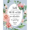thumbnail image 1 of Faith Is a Willingness to Take the Next Step to See the Unknown as an Adventure to Launch a Journey, 2019 Weekly Planner: Pink Roses Weekly Dated Agen, 1 of 1