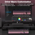 thumbnail image 2 of AULA F99 Pro Wireless Mechanical Keyboard with Knob,Tri-Mode BT5.0/USB-C/2.4GHz Hot Swappable Keyboard,Gasket Structure,Creamy Sound,RGB Backlit Comp, 2 of 8