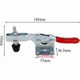 thumbnail image 2 of 4Pcs Toggle Clamp Horizontal Toggle Clamp GH-201-B Horizontal Lever Clamp Quick Release Toggle Clamp NPTERBL, 2 of 5