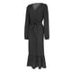 thumbnail image 5 of Vestido hasta el tobillo de otoño con estampado de vendaje de manga larga con cuello en V a la moda para mujer Fridja  NMB5201, 5 of 6