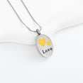 thumbnail image 5 of Cremation Urn Necklace for Ashes Keepsake Heart Cremation Jewelry Heart Ashes Necklace for Women Stainless Steel Memorial Ashes Pendant, 5 of 9