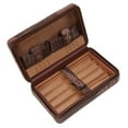 thumbnail image 1 of Cigar Humidor, Portable Cigar Box Leather Exterior  For Travel, 1 of 8