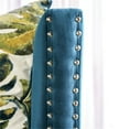 thumbnail image 4 of Furniture of America Boree Transitional Fabric Tufted Loveseat in Dark Teal Blue, 4 of 7