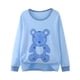 thumbnail image 2 of Blusas y camisas de manga larga con cuello redondo para verano y primavera, moda para niños pequeños, blusa lisa de manga larga con cuello redondo para mujer, blusa de poliéster para niños, 2 of 5