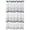 Gray Ombre Chevron, variant on Fabric Shower Curtain with Grommets and Hooks - 72 x 72 Inch, Blue Squares