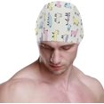 thumbnail image 2 of FYBTO Swimming Cap Llama Funny Animal Unisex Adult FYBTO Polyester, 2 of 4