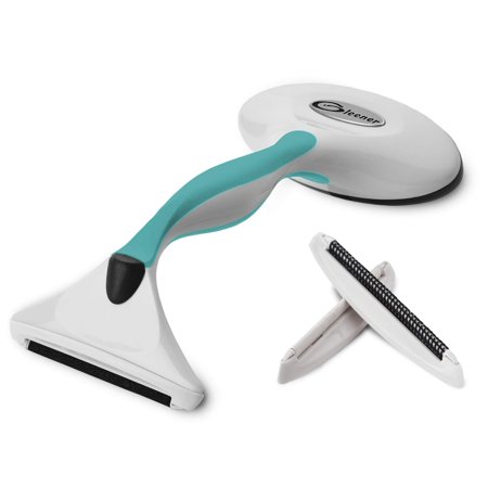 Gleener Ultimate Fuzz Remover Fabric Shaver & Lint Brush | Adjustable Depiller for Clothes & Furniture (Slate Blue) Slate Blue