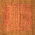 thumbnail image 1 of Ahgly Company Indoor Square Oriental Orange Modern Area Rugs, 7' Square, 1 of 4