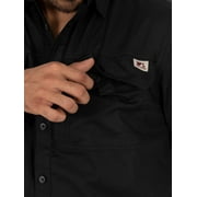 Wells Lamont Mens Short Sleeve Ventilated Back Flex Performance Ripstop Work Shirt
