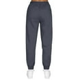 thumbnail image 4 of BRDFRL Women's Sweatpants Petite Length Pockets Pants Casual Workout Athletic Joggers Drawstring Waist Sweat Pants Dark Gray 2XL, 4 of 7