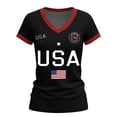 thumbnail image 3 of Outfmvch 4th of July Shirts Independence Day Tshirt Independence Day Usa Shirt American Flag Tee Tops 250 Anniversary Usa Shirt Short Sleeve Loose Top America Print Causal Tee Black L, 3 of 8