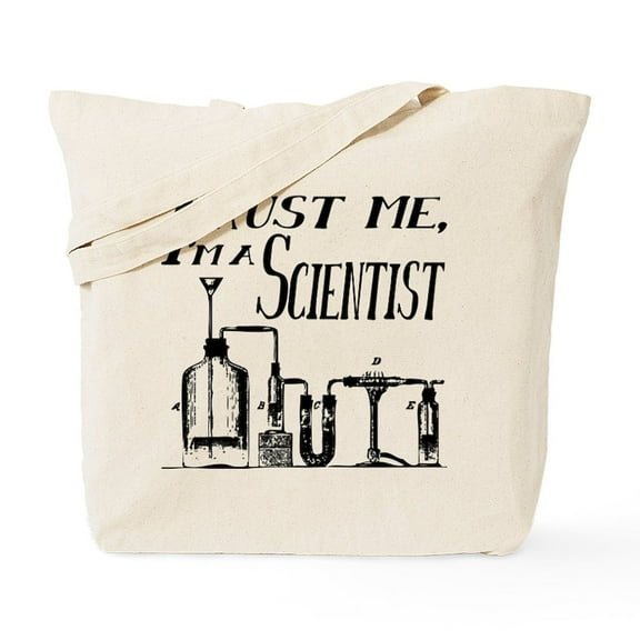 CafePress - Trust Me, Im A Scientist Vintage Tote Bag - Unisex Canvas Tote Bag, Beige, 1-Piece