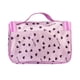 thumbnail image 4 of Bolsa de cosméticos perfecl con cremallera Rosa Patrones de corazones, 4 of 8