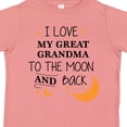 thumbnail image 4 of Inktastic I Love My Great Grandma to the Moon and Back Boys or Girls Toddler T-Shirt, 4 of 5