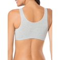 thumbnail image 3 of Sujetador deportivo Fruit of the Loom para mujer, estilo camiseta sin mangas, 3 of 3