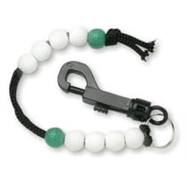Green and White Bead Counter for Golf Scores - Easy to Clip!