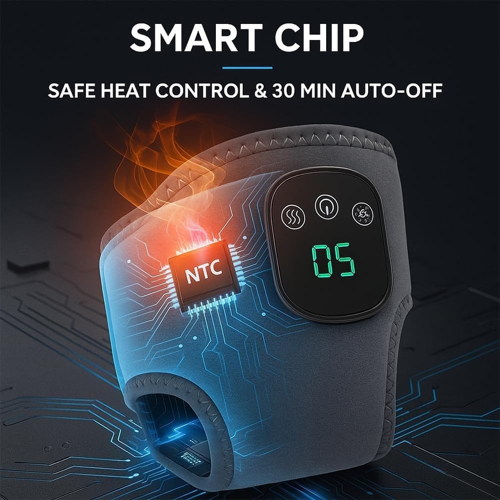 CJYGEGE Foot Massager, Portable Foot Renew Triple Method Massager Customizable Massage, Wireless Feet Massagers for Neuropathy for Home/Office/Travel