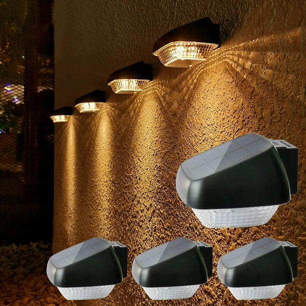 Large solar 2024 fence lights