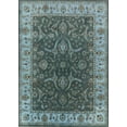 thumbnail image 1 of Ahgly Company Indoor Rectangle Mid-Century Modern Light Black Oriental Area Rugs, 8' x 12', 1 of 6