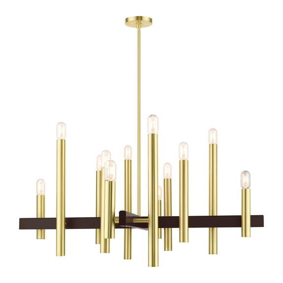 Livex Lighting - Helsinki - 12 Light Chandelier in Mid Century Modern Style - 44