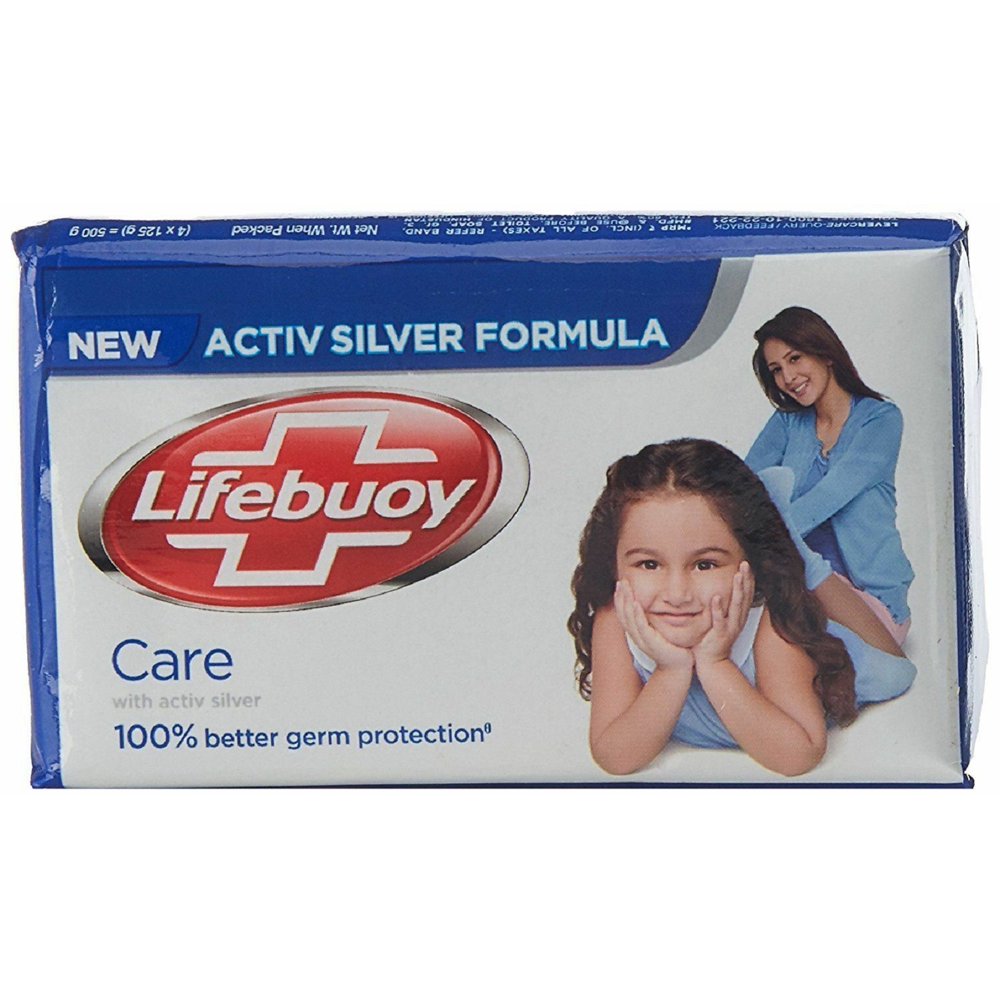 LIFEBUOY Care Bar Soap 130g [PACK OF 4]
